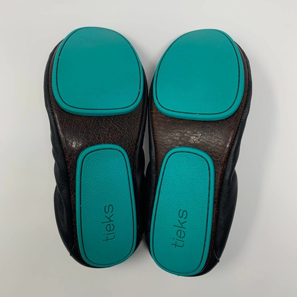 Tieks by Gavrieli Matte Black Ballerina The Ballet Flats Shoes Leather Size US 7 - Picture 4 of 8